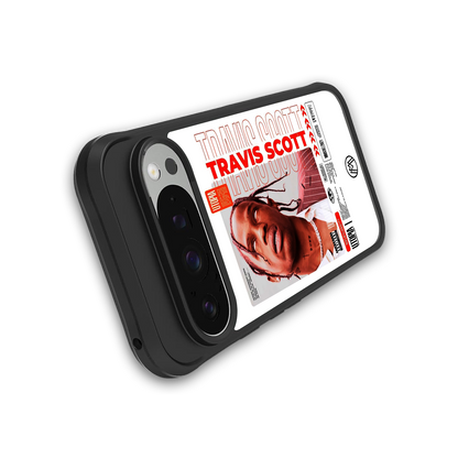 travis scott utopia back phone cover | glass case for google pixel 9 pro xl