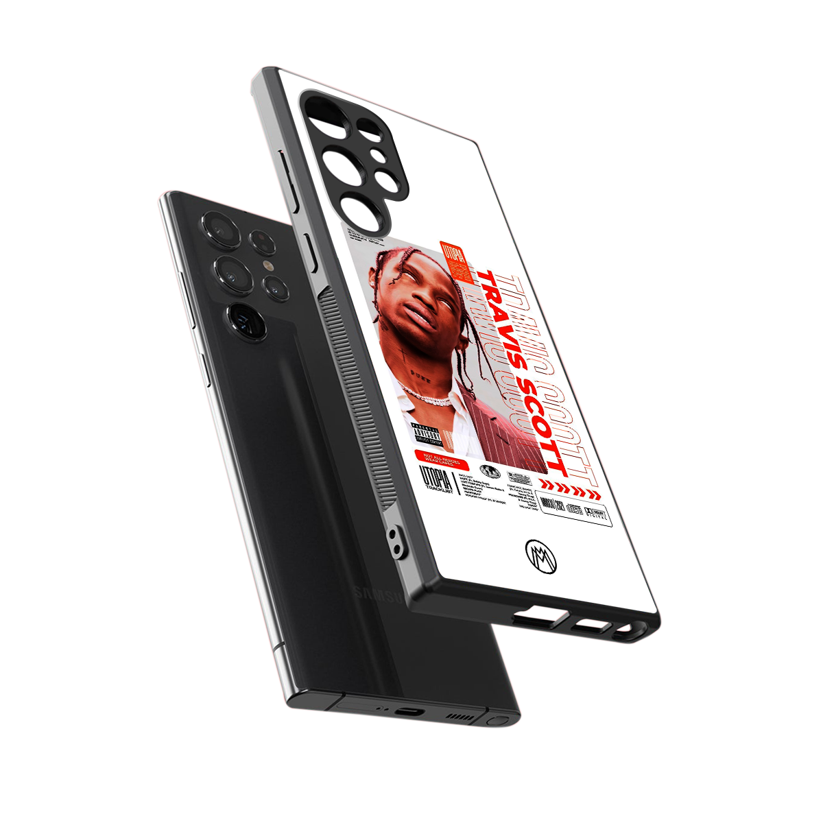travis scott utopia back phone cover | glass case for samsung galaxy s23 ultra