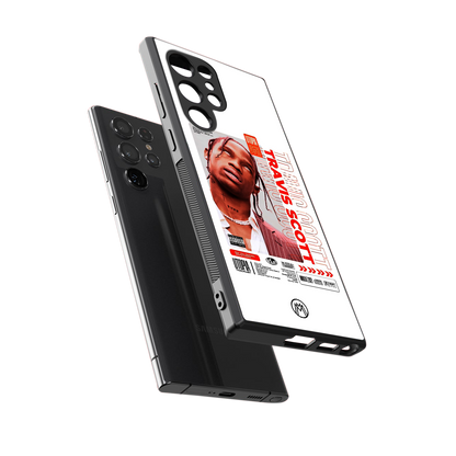 travis scott utopia back phone cover | glass case for samsung galaxy s23 ultra