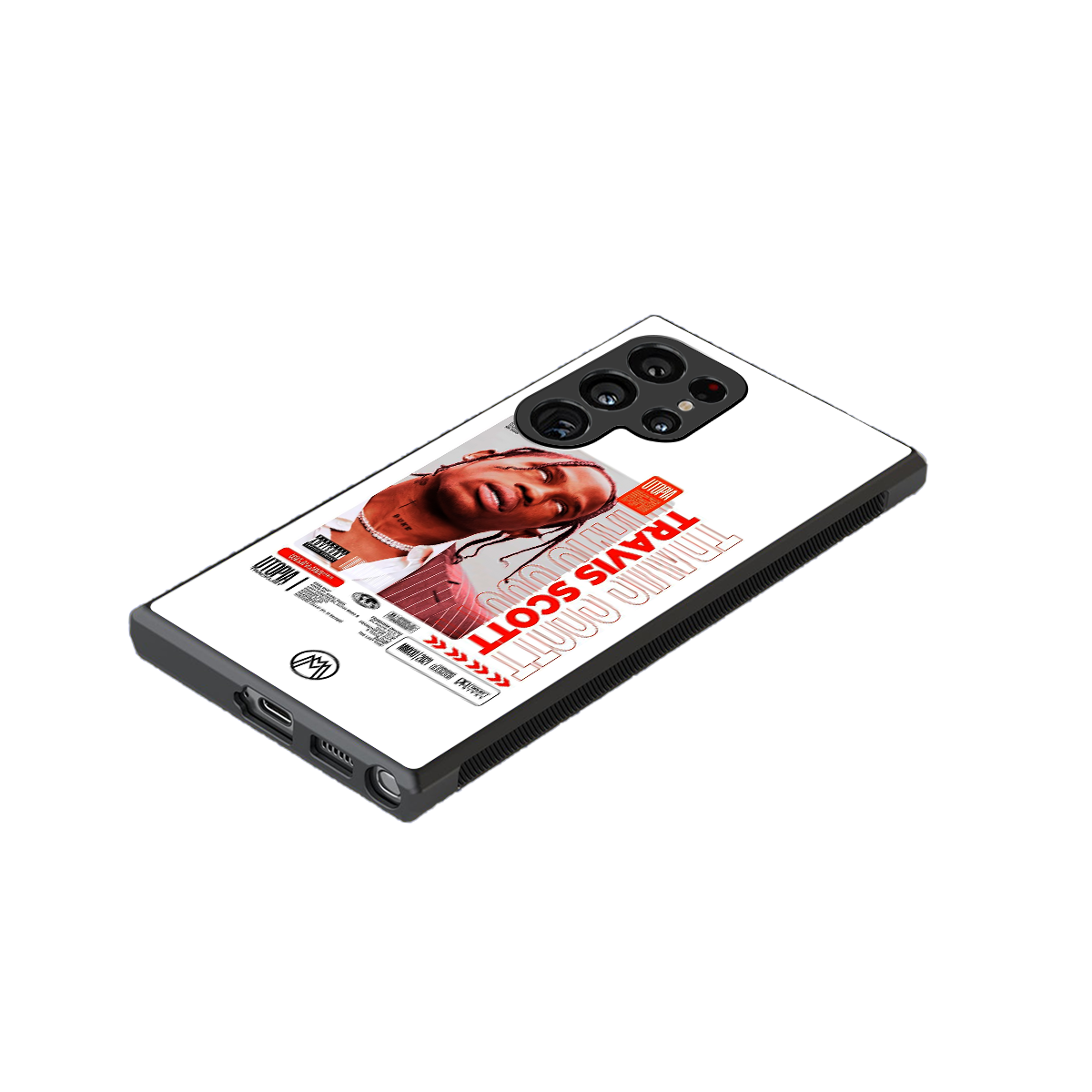 travis scott utopia back phone cover | glass case for samsung galaxy s23 ultra