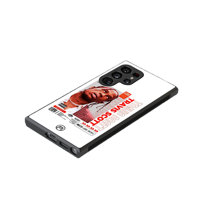 travis scott utopia back phone cover | glass case for samsung galaxy s23 ultra