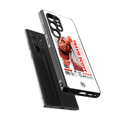 travis scott utopia back phone cover | glass case for samsung galaxy s25 ultra