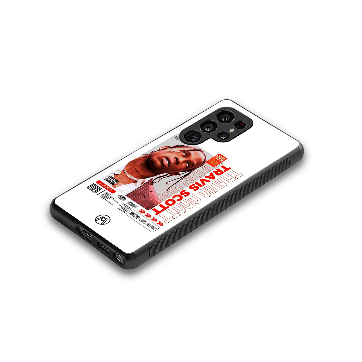 travis scott utopia back phone cover | glass case for samsung galaxy s25 ultra