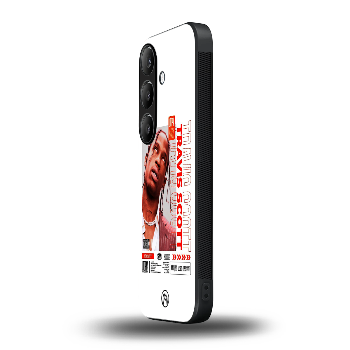 travis scott utopia back phone cover | glass case for samsung galaxy s24 plus