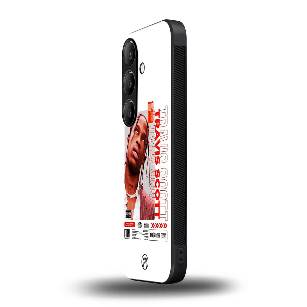 travis scott utopia back phone cover | glass case for samsung galaxy s23 plus