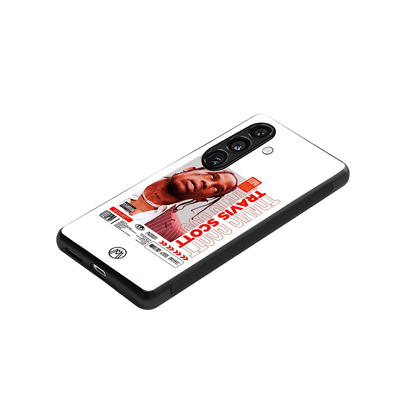 travis scott utopia back phone cover | glass case for samsung galaxy s23