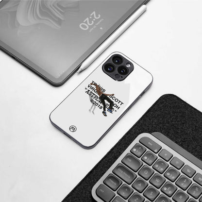 travis scott back phone cover | glass case for samsung galaxy s24 plus