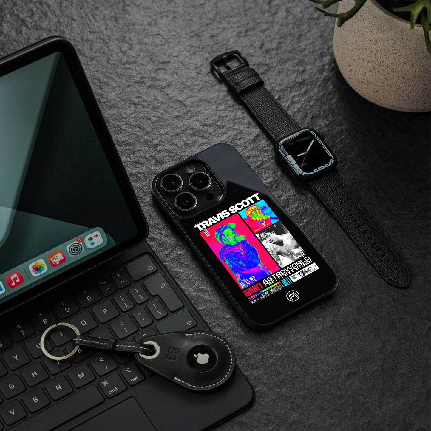 travis scott astroworld back phone cover | glass case for iphone 13 mini