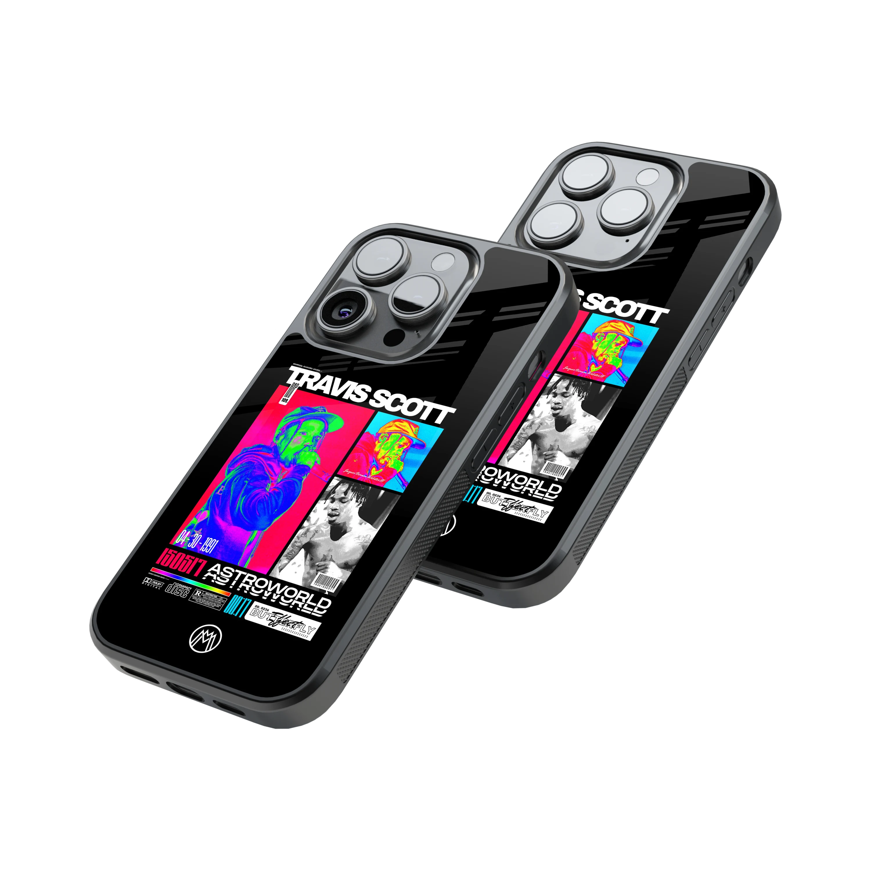 Protective Glass Back Phone Case Compatible with iPhone, Samsung, OnePlus, Pixel & More