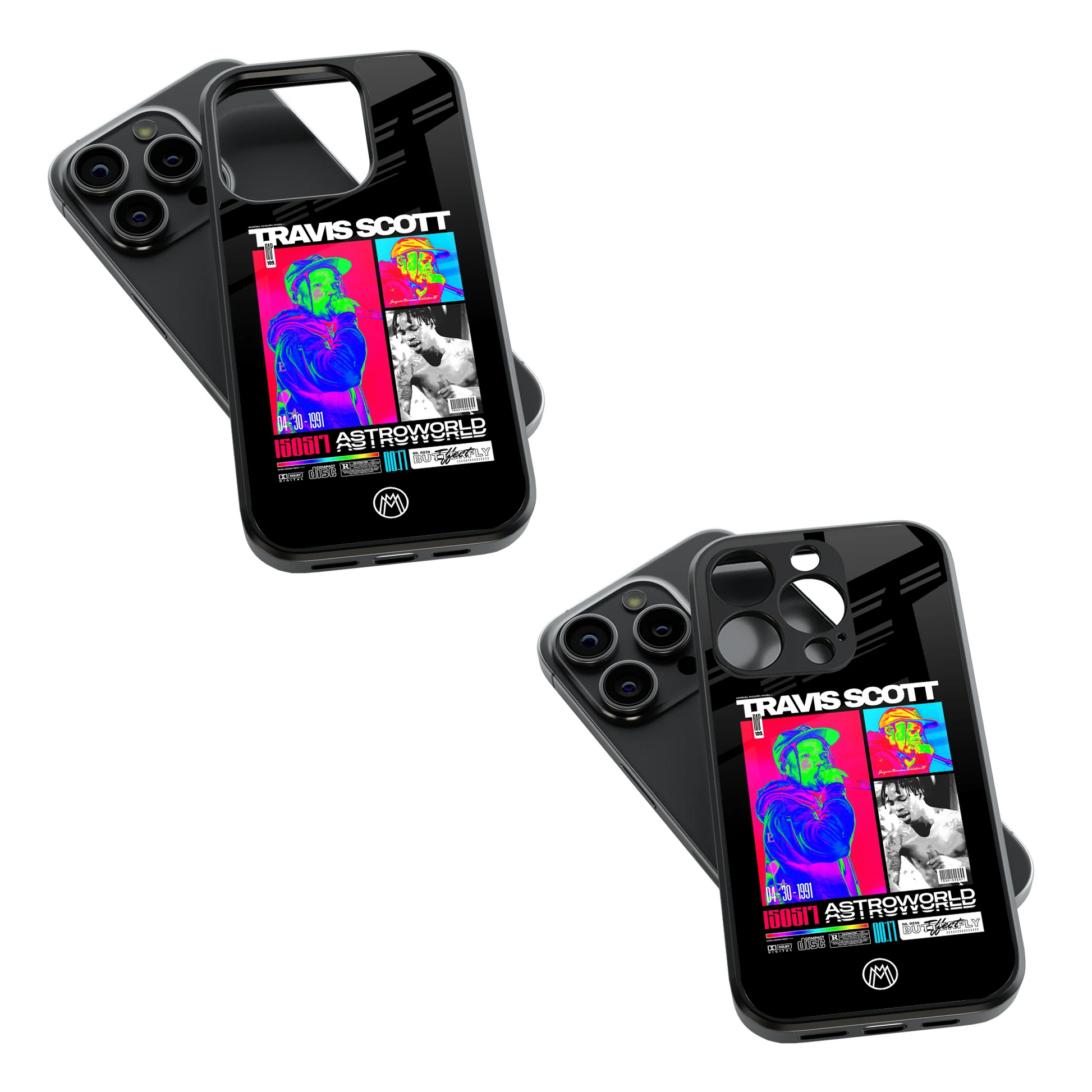 Trendy Glass Back Mobile Case for iPhone, Samsung, Redmi, OnePlus, Google Pixel, Motorola