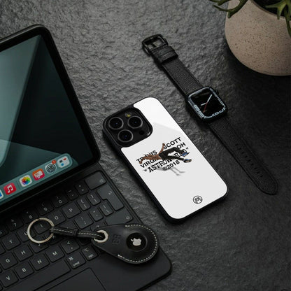 travis scott back phone cover | glass case for iphone 16 pro max