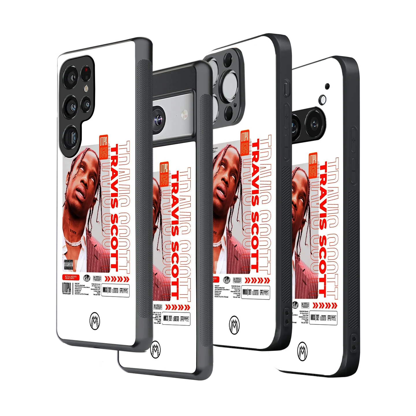 Stylish Glass Back Case for All Smartphones – iPhone, Samsung, OnePlus, Pixel, Redmi, Oppo, Vivo, Motorola