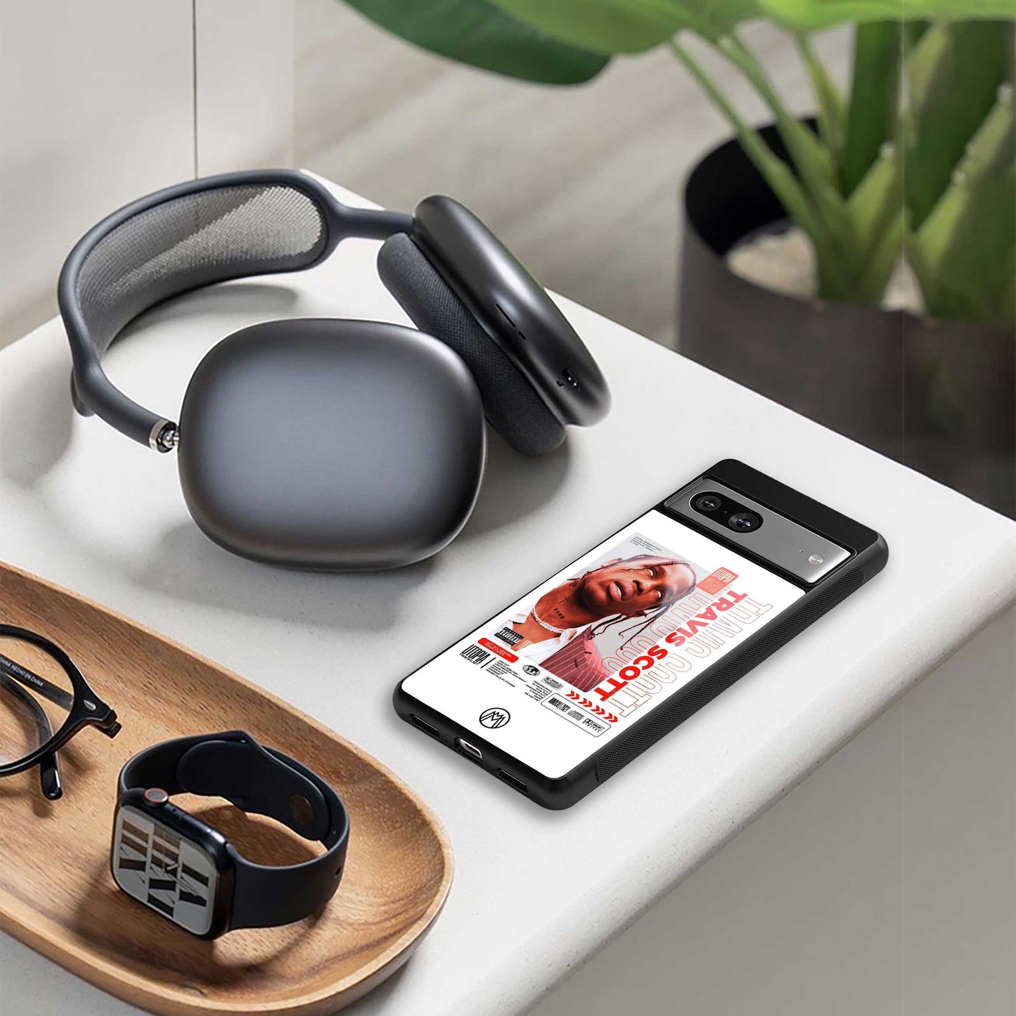 travis scott utopia back phone cover | glass case for oneplus nord ce 3