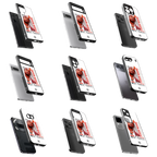 Durable Glass Back Mobile Case for iPhone, Samsung, OnePlus, Google Pixel, Redmi, Vivo, Oppo