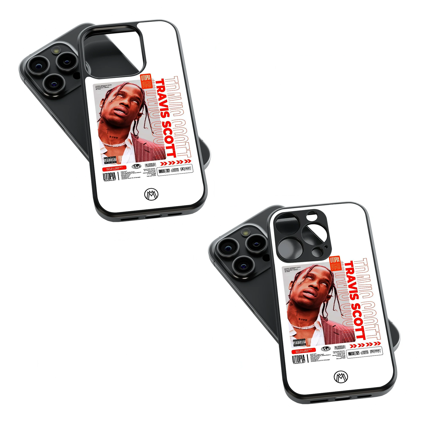 Trendy Glass Back Mobile Case for iPhone, Samsung, Redmi, OnePlus, Google Pixel, Motorola