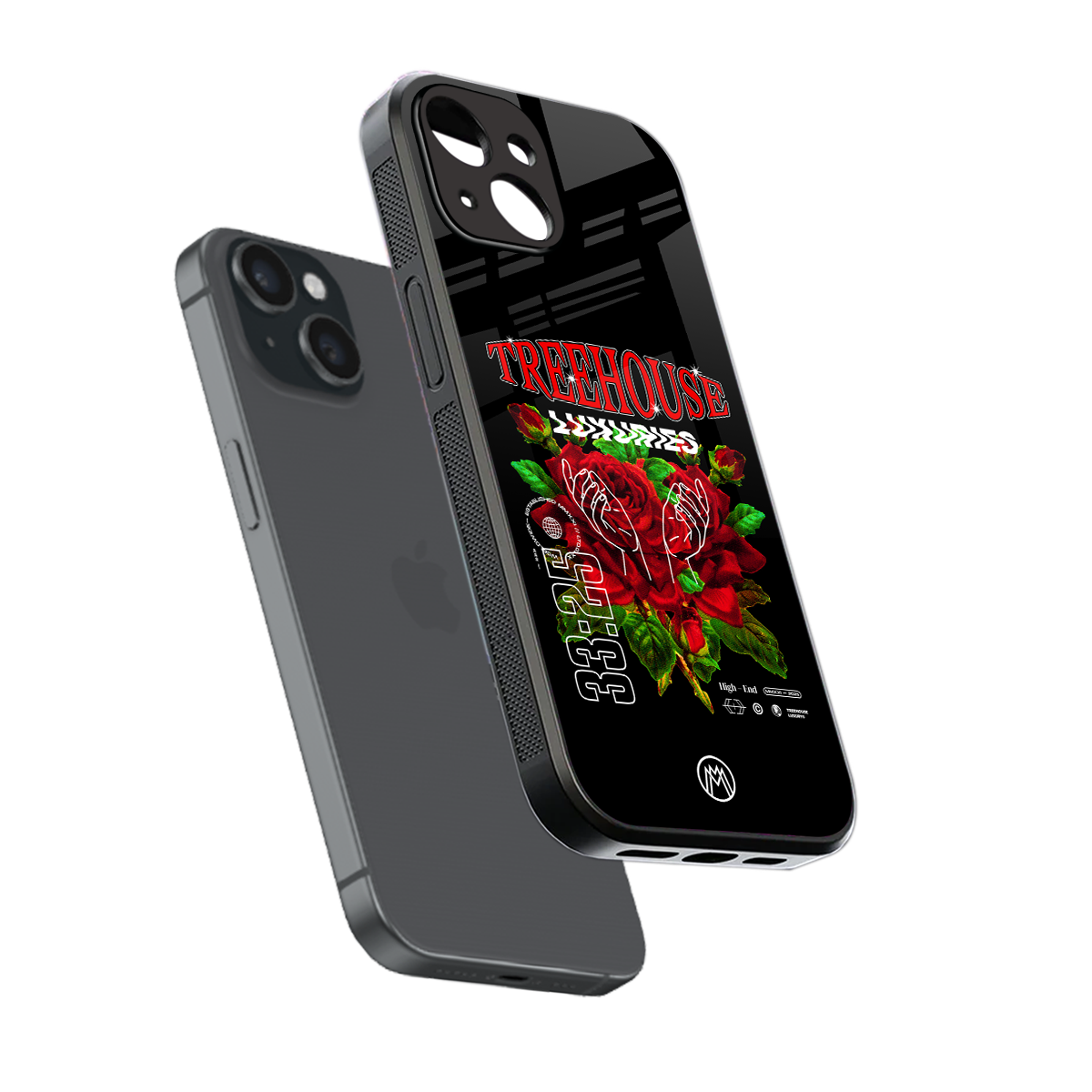 treehouse back phone cover | glass case for iphone 13 mini