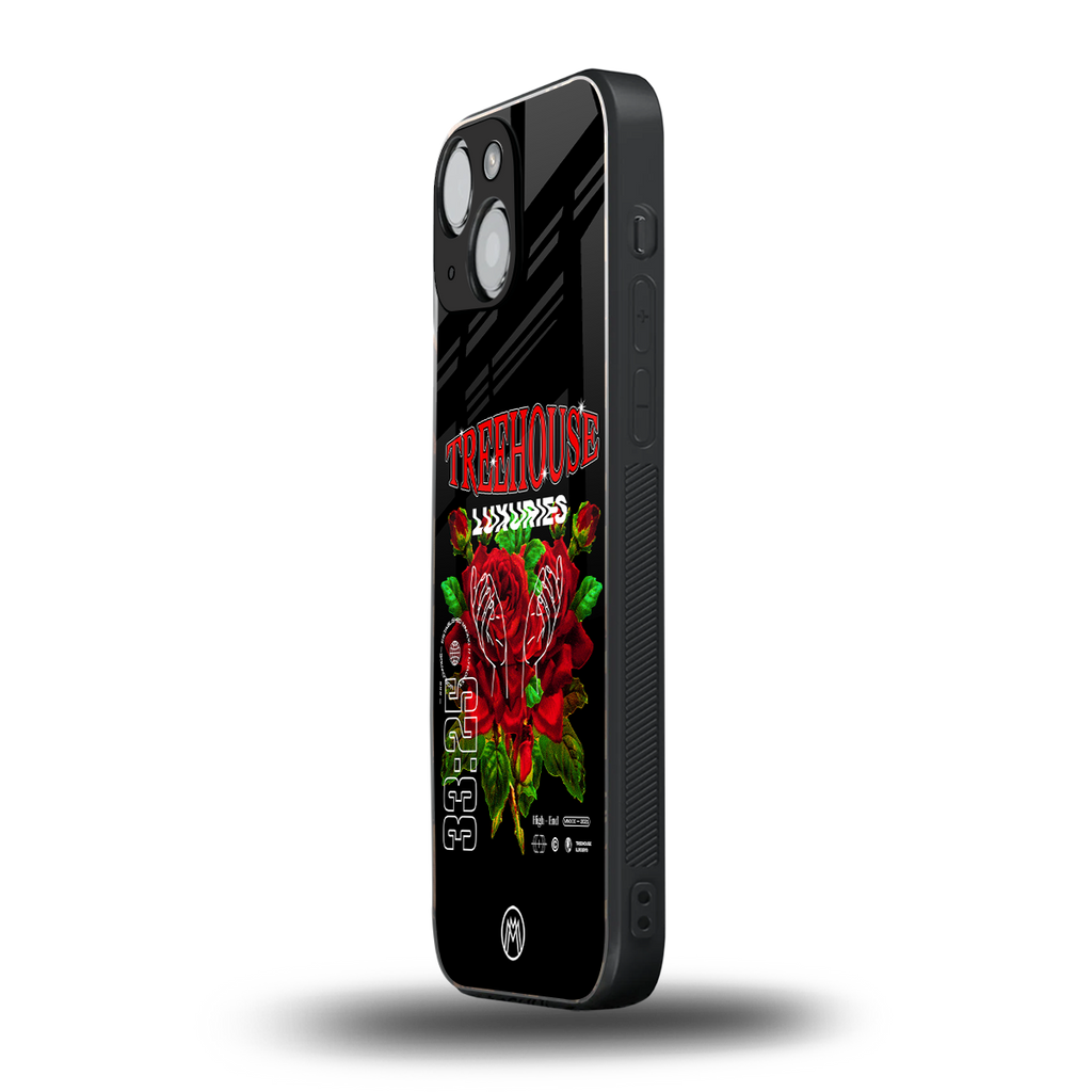 treehouse back phone cover | glass case for iphone 13 mini