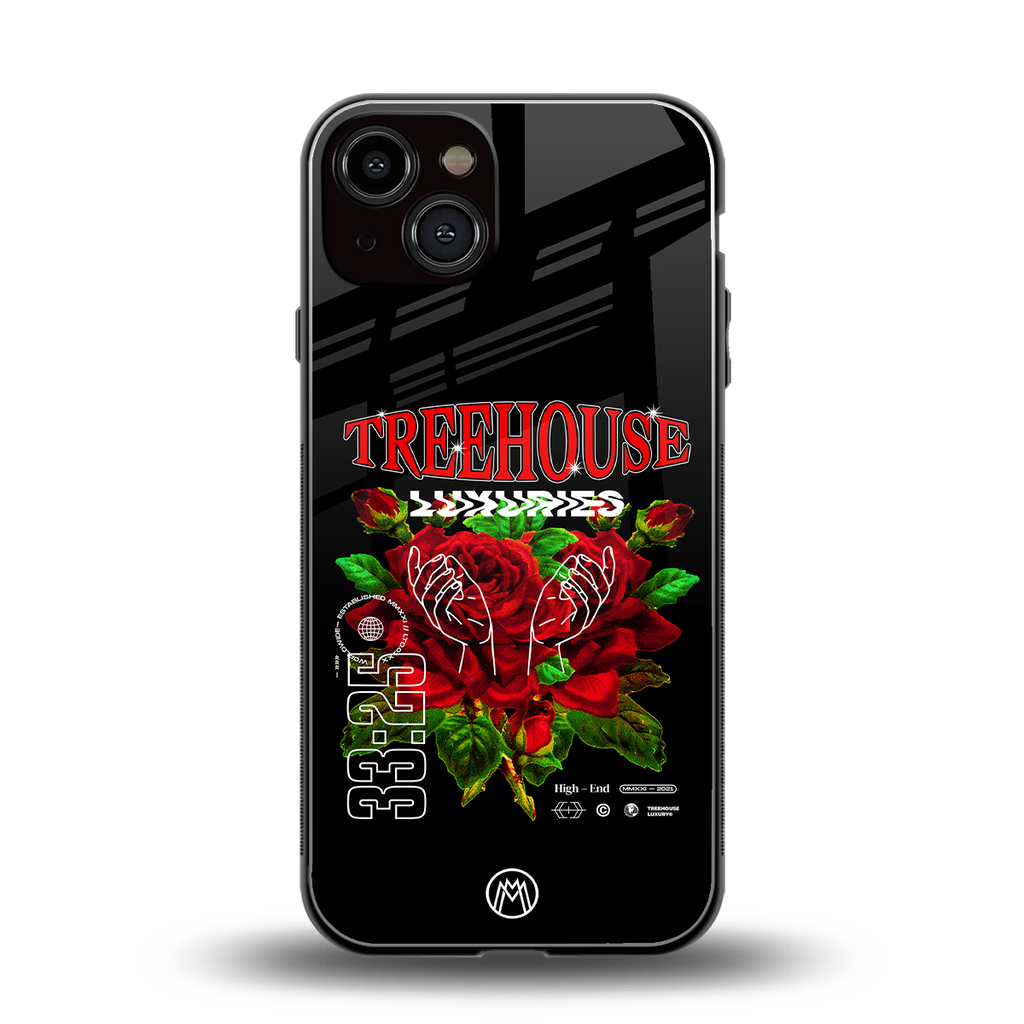 treehouse back phone cover | glass case for iphone 13