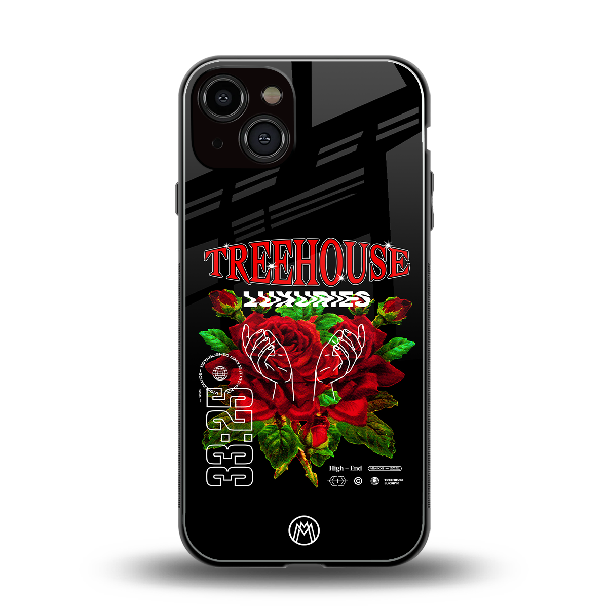 treehouse back phone cover | glass case for iphone 13