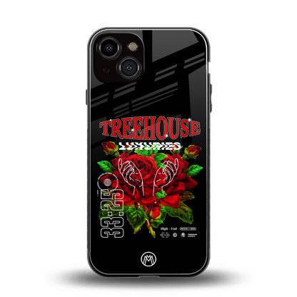 treehouse back phone cover | glass case for iphone 13