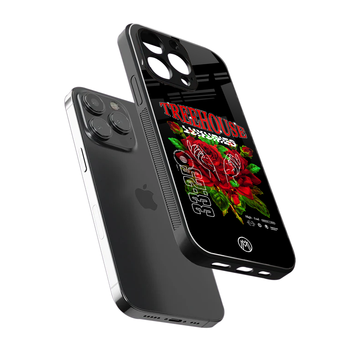 treehouse back phone cover | glass case for iphone 14 pro max
