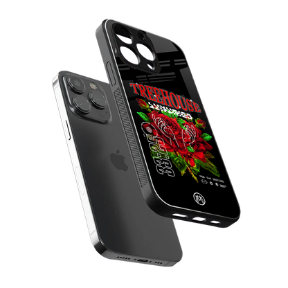 treehouse back phone cover | glass case for iphone 14 pro max