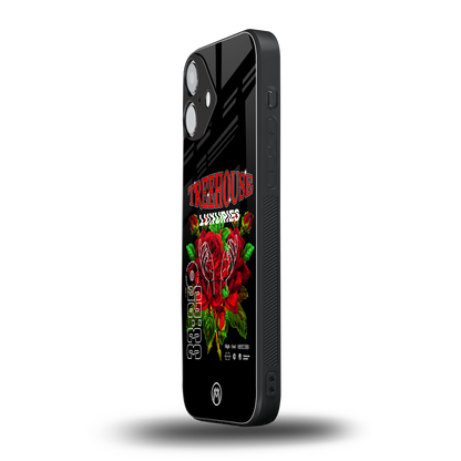 treehouse back phone cover | glass case for iphone 16 plus