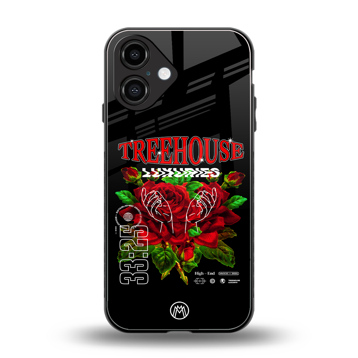 treehouse back phone cover | glass case for iphone 16