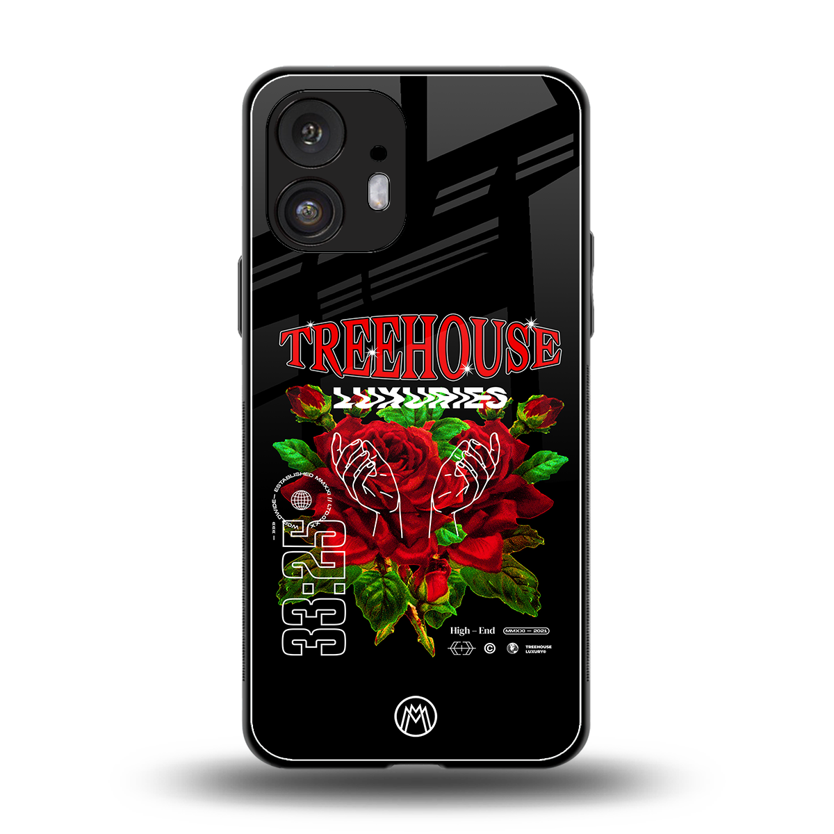 treehouse back phone cover | glass case for nothing phone 2