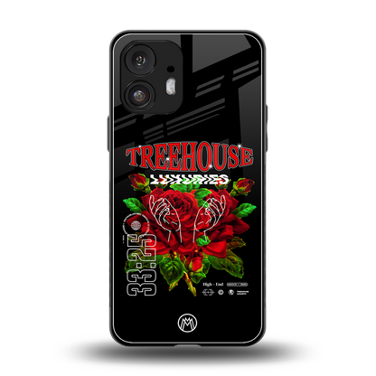 treehouse back phone cover | glass case for nothing phone 2