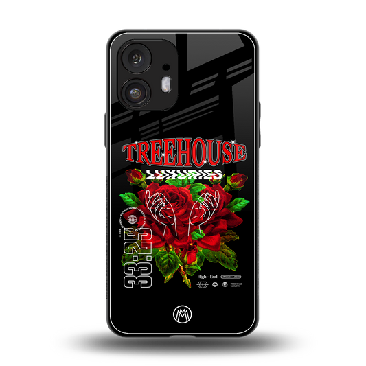 treehouse back phone cover | glass case for nothing phone 2