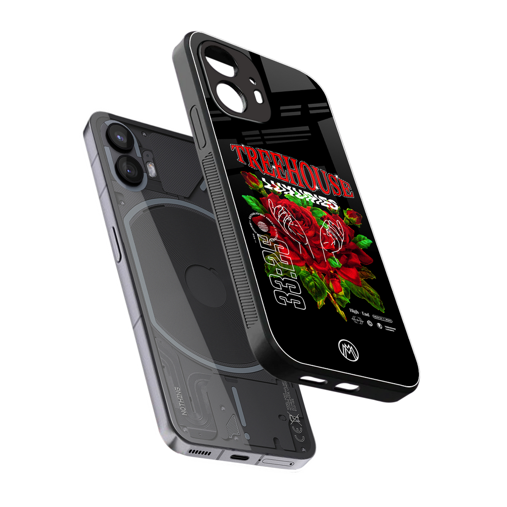 treehouse back phone cover | glass case for nothing phone 2