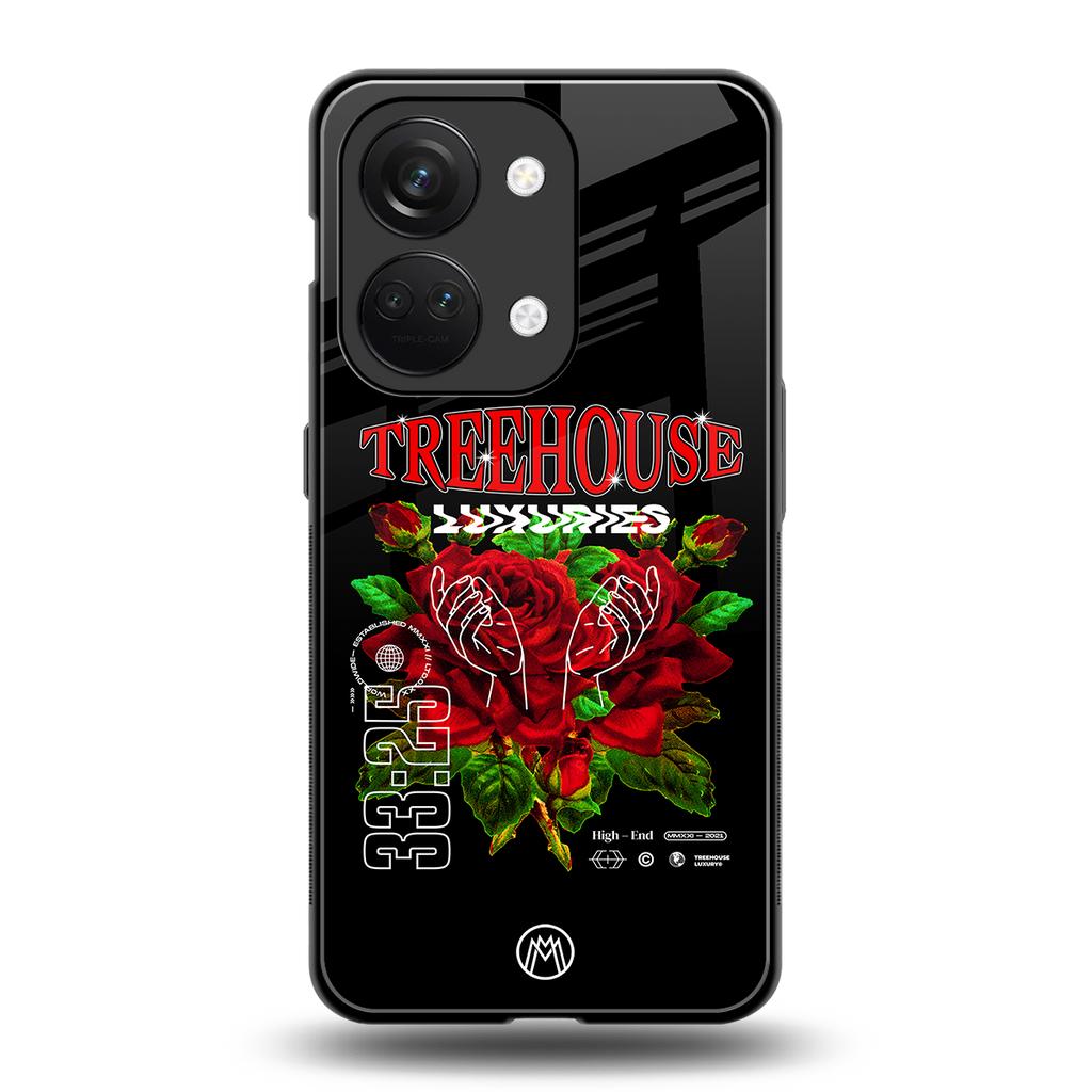 treehouse back phone cover | glass case for oneplus nord 3