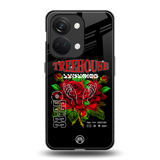 treehouse back phone cover | glass case for oneplus nord 3