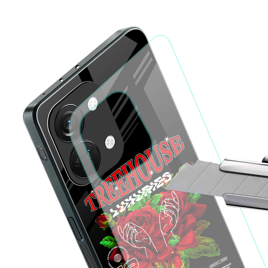 treehouse back phone cover | glass case for oneplus nord 3