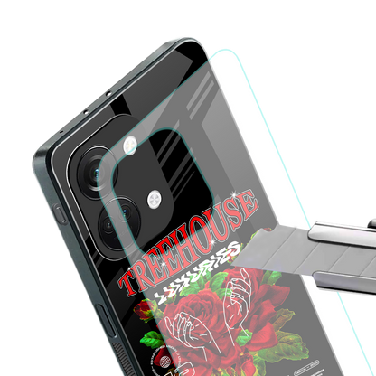 treehouse back phone cover | glass case for oneplus nord 3