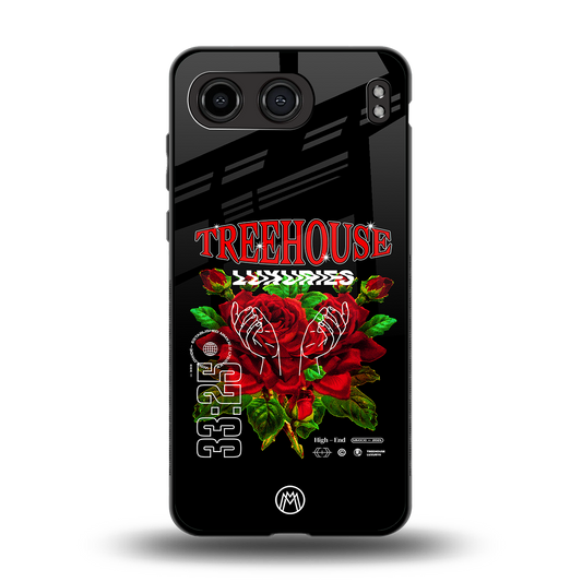 treehouse back phone cover | glass case for oneplus nord 4