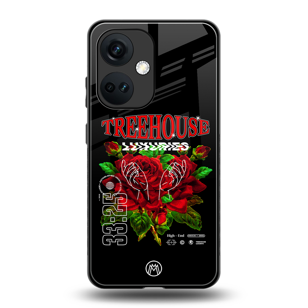treehouse back phone cover | glass case for oneplus nord ce 3