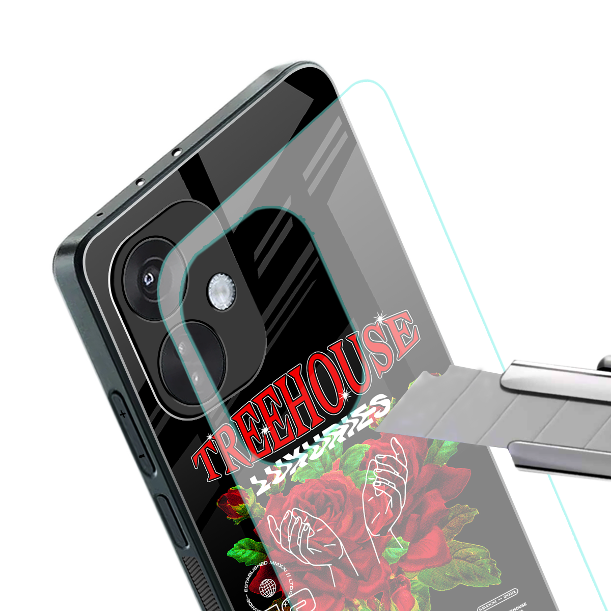 treehouse back phone cover | glass case for oneplus nord ce 3