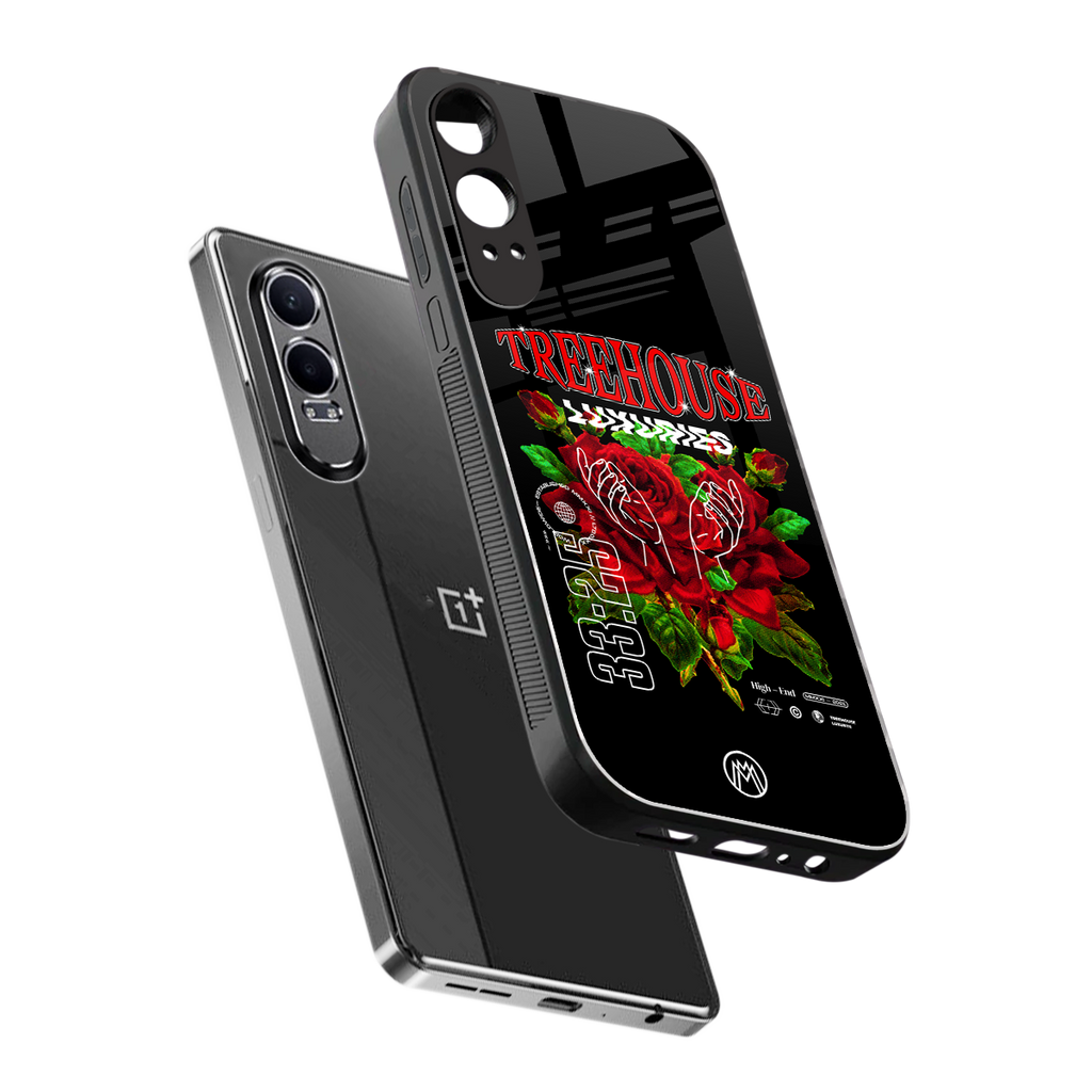 treehouse back phone cover | glass case for oneplus nord ce 4 lite