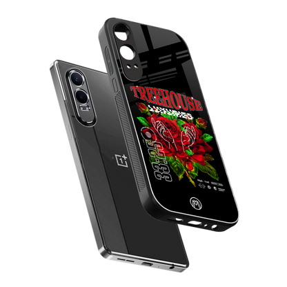 treehouse back phone cover | glass case for oneplus nord ce 4 lite