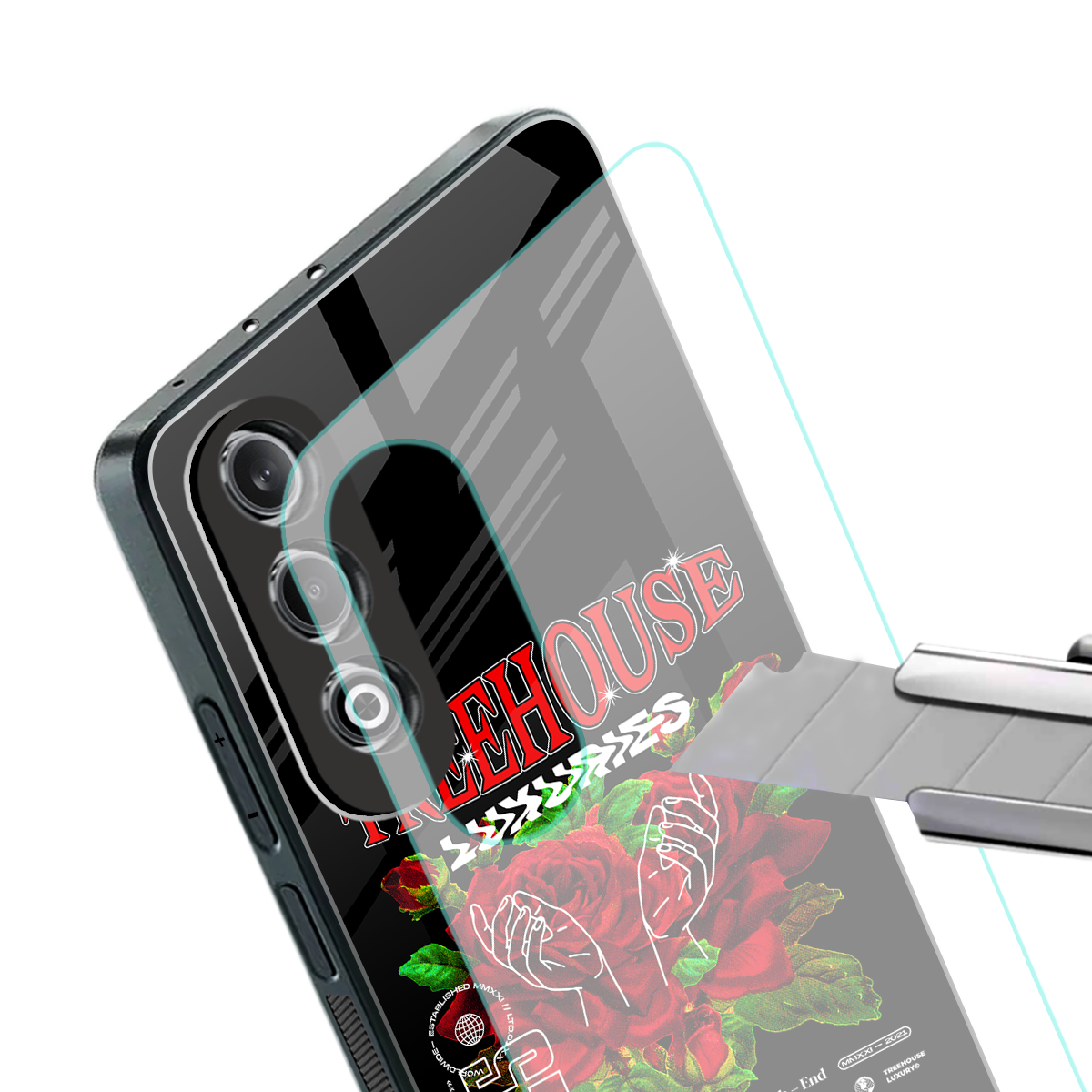 treehouse back phone cover | glass case for oneplus nord ce 4