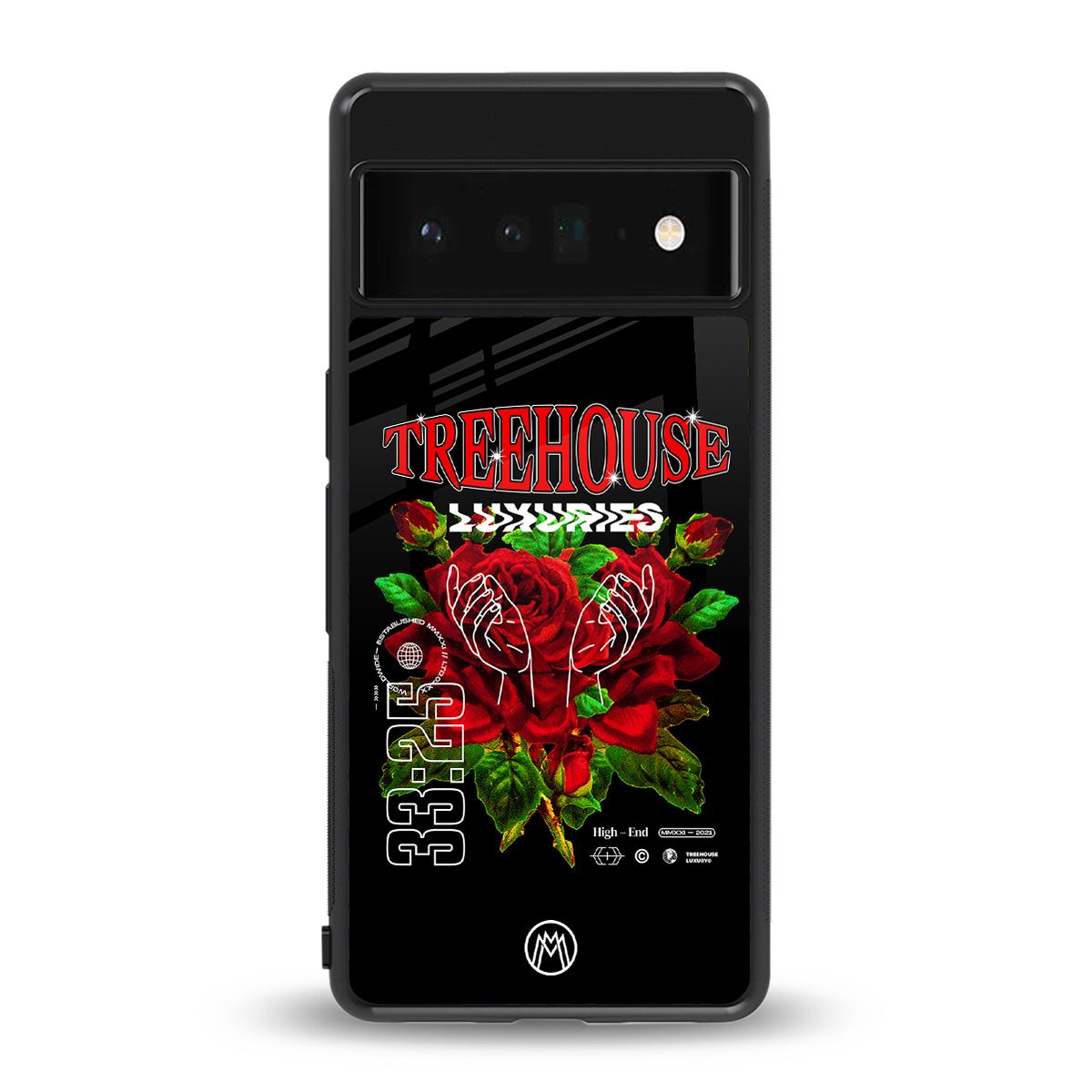 treehouse back phone cover | glass case for google pixel 6 pro
