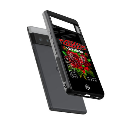 treehouse back phone cover | glass case for google pixel 6 pro