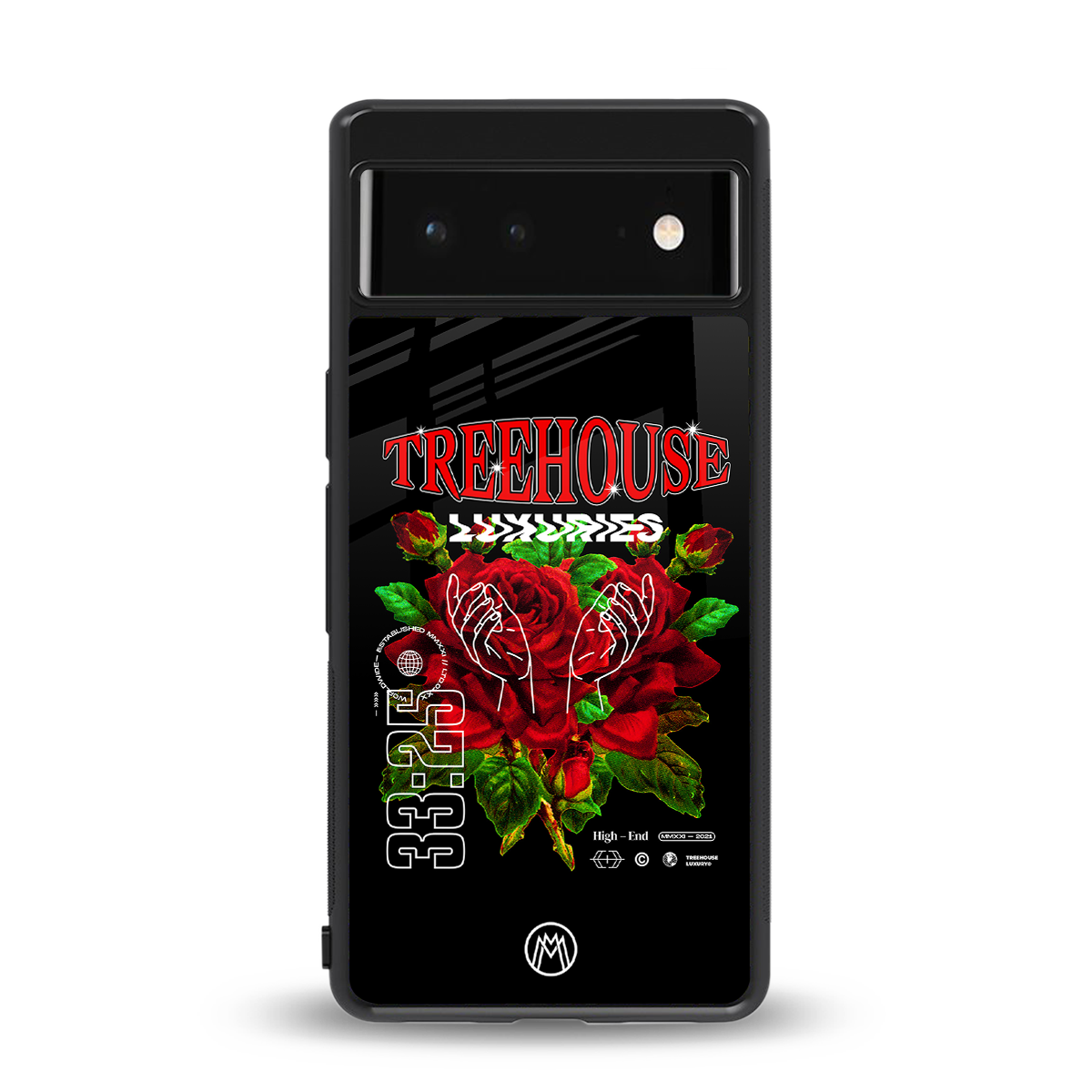 treehouse back phone cover | glass case for google pixel 6
