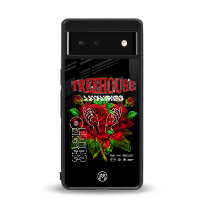 treehouse back phone cover | glass case for Google Pixel 6A