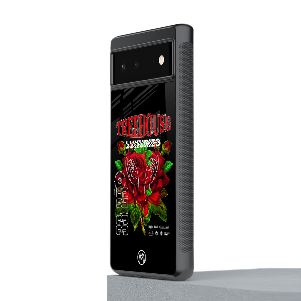 treehouse back phone cover | glass case for Google Pixel 6A