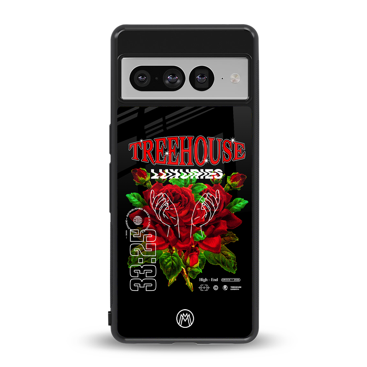 treehouse back phone cover | glass case for google pixel 7 pro
