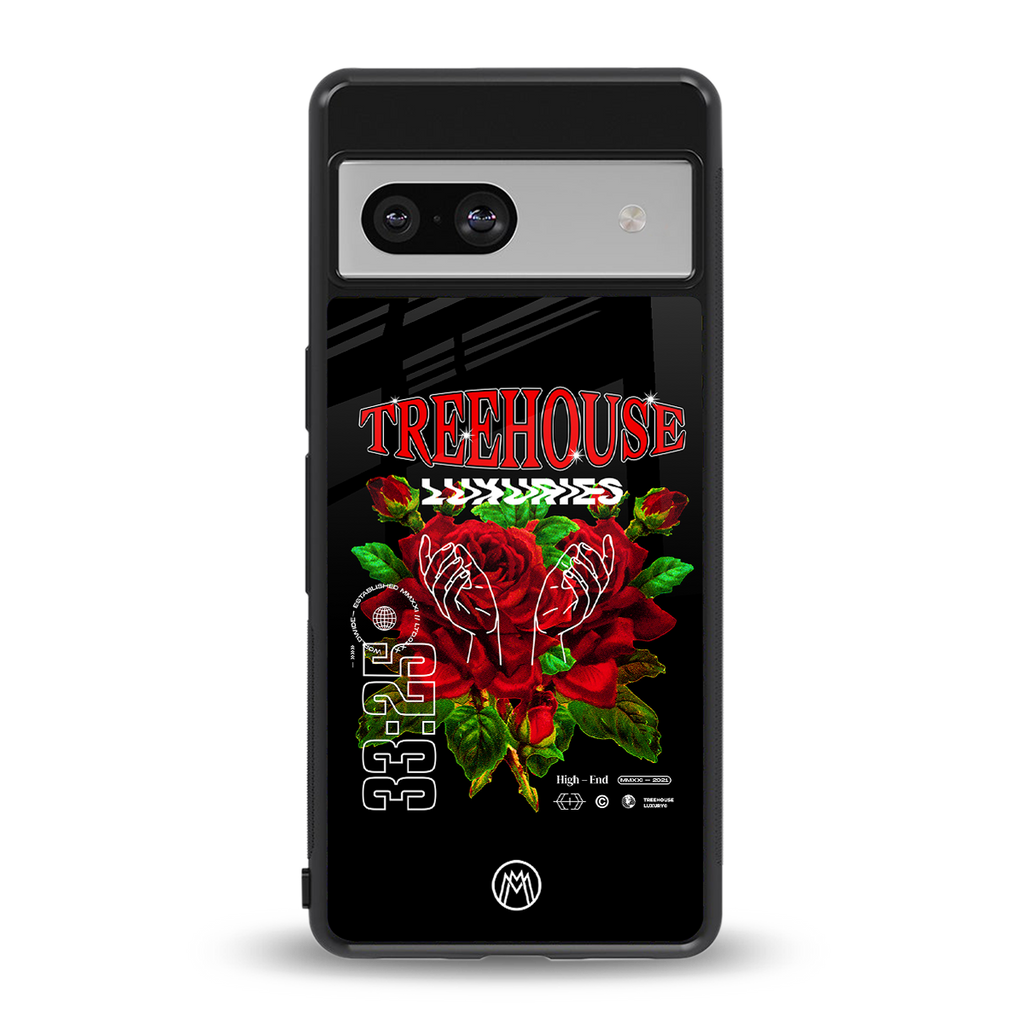 treehouse back phone cover | glass case for Google Pixel 7