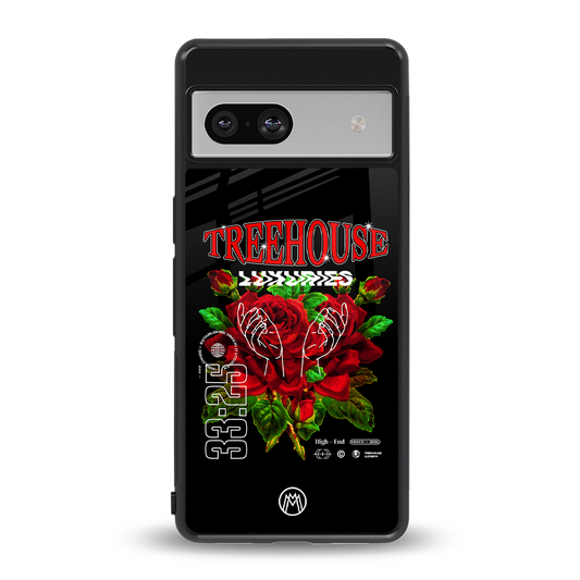 treehouse back phone cover | glass case for Google Pixel 7A